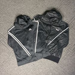 Fila Adidas Under Armour & Other branded Windbreak..