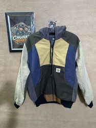 Upcycled Carhartt hooded jacket 🐒