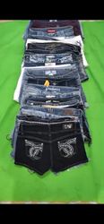 Y2K Embroidered Embellish Shorts