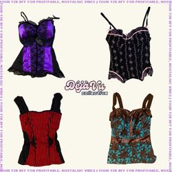 Y2K Dark Romance Corset Bundle