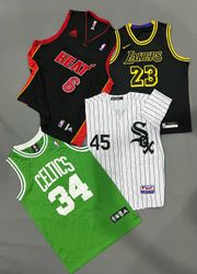 NBA NFL team jerseys
