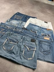Mini Skirty embroidery Y2K | shipping fr..
