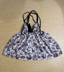 TH367 Y2K Coquette Satin Slip Top | Lace Trim Cami..