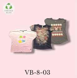 Y2K Vintage Printed T-Shirt Wholesale Bundle(VB-8-..