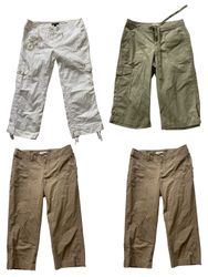 Y2K Cargo Capri Pants – Vintage Mixed Styles