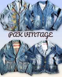 Denim Y2K Fitted Blazer 20 pieces