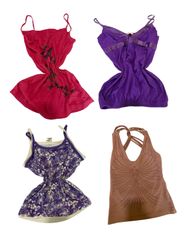 Y2K Pink Butterfly Cami Tops-ST-175