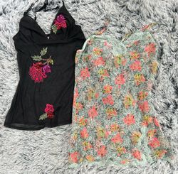 Y2k Cami Midi Tops (1239)