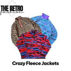Crazy Fleece Jackets.   #651