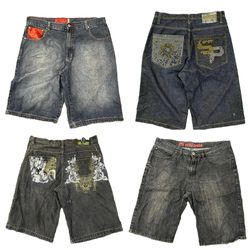 Y2k Ecko Unltd Southpole Denim-Shorts RE-3925