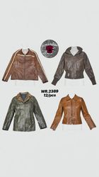 Y2k leather jackets WR-2389