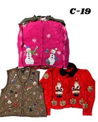 Vintage Christmas sweater ( tiara international & ..