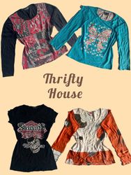 Retro 2000s Graphic Tees(TH/579)