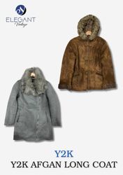 Y2K Afghan Long Coat - EV0103