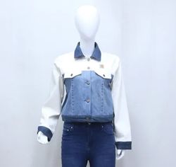 CR01058Upcycled Carhartt Two-Tone Denim Jackets