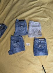 Y2K mini denim skirts and shorts 08