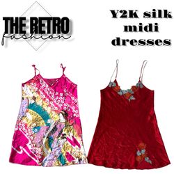 YW-65/ womens silk midi dresses