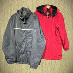 Nautica Zip Up Windbreaker Jackets (FNC:76)