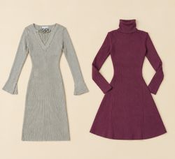 Women's Knitwear Dresses Selection