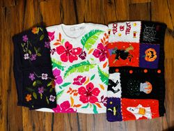Quirky Halloween, Floral Jumpers |E|