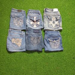 SILVER,APT.9,AND OTHER BRAND MINI MICRO SKIRT (C34..