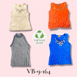 Y2K Beaded Tops Wholesale Bundle 9 Piece (VB-9-164..