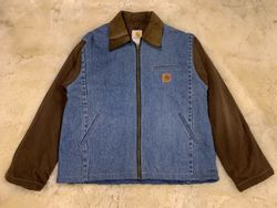 Upcycled Carharrt + Denim Detroit Jacket