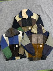 Upcycled Carhartt Corduroy Hoodie