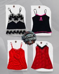 Y2K Romantic Cami Tops