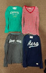 Hollister Aeropostale Long Sleeve T-Shirts