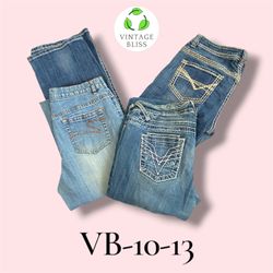 Y2K Embroidered Jeans Wholesale Bundle – Assorted ..