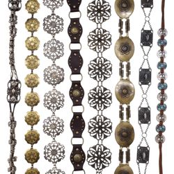 Y2K Concho Chain Belts
