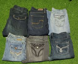 WALLFLOWER AND OTHER MIX BRANDS JEANS (B 69)