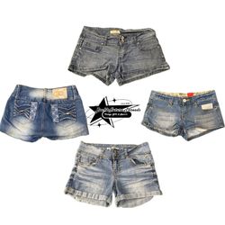 Y2k NYC IT GIRL DENIM SHORT B2F-164