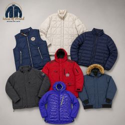 Mixed brand puffer jacket