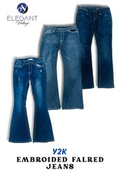 Y2K Embodied Flared Jeans - EV0001