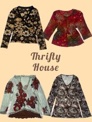 Y2K Graphic Pattern Top Mix(TH/757)