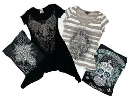 Y2K Baby Tees Graphic Print B# 567