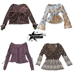 Y2k Unique Girl Full Sleeve Top B2F-099
