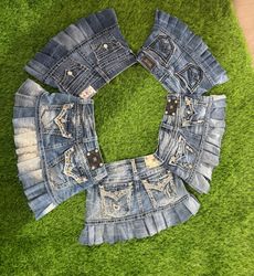 Jupes Miss Me True Religion et Rock Revival recycl..