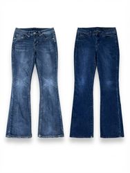 (FV-2189) Y2K Flared Denim Jeans