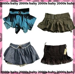 2000s bratz coded Mini skirt-181
