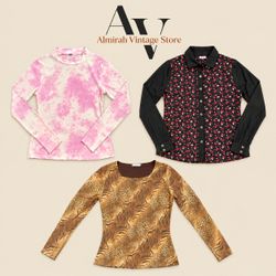 Stylish Long Sleeves Mesh tops