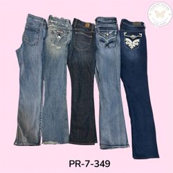 Women's High-Waisted Embroidered Flared Jeans – Bo..