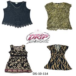 Chic Y2K Poly Blouse For Stylish Retro Outfits (DS..