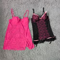 ***Y2K Satin Baby Doll Tops