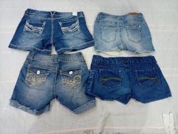 CR10641 Y2K Mini Denim Shorts