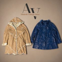 Vintage cozy Fur coats