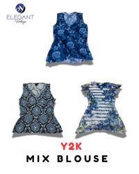 Y2K Mix Blouse - EV2104