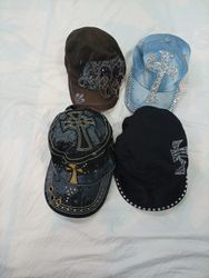 CR11880 Vintage Skull Caps
